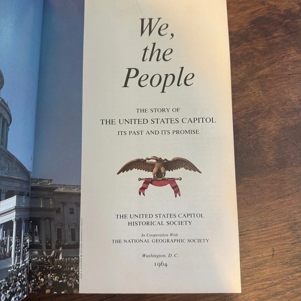 We, the People Story‎ of the United States Capitol Book 1964 History Vintage